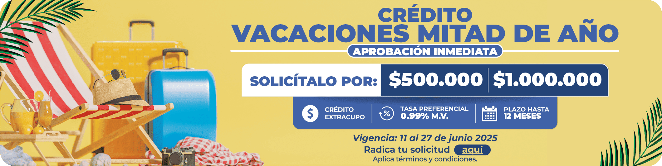 Credito Vacaciones Mitad de Año