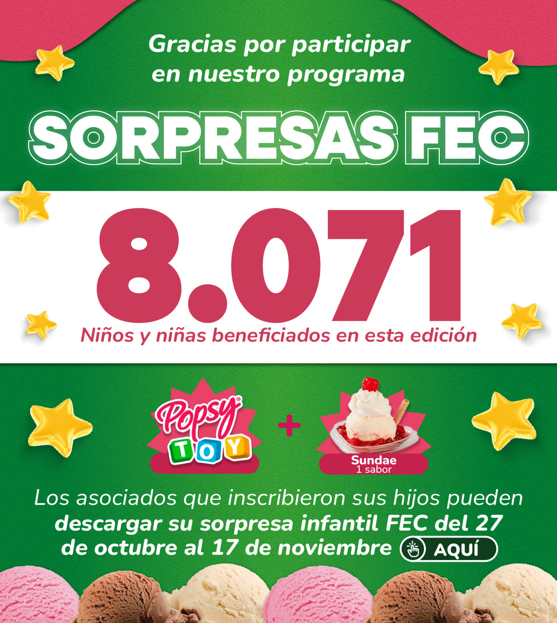 Sorpresas FEC