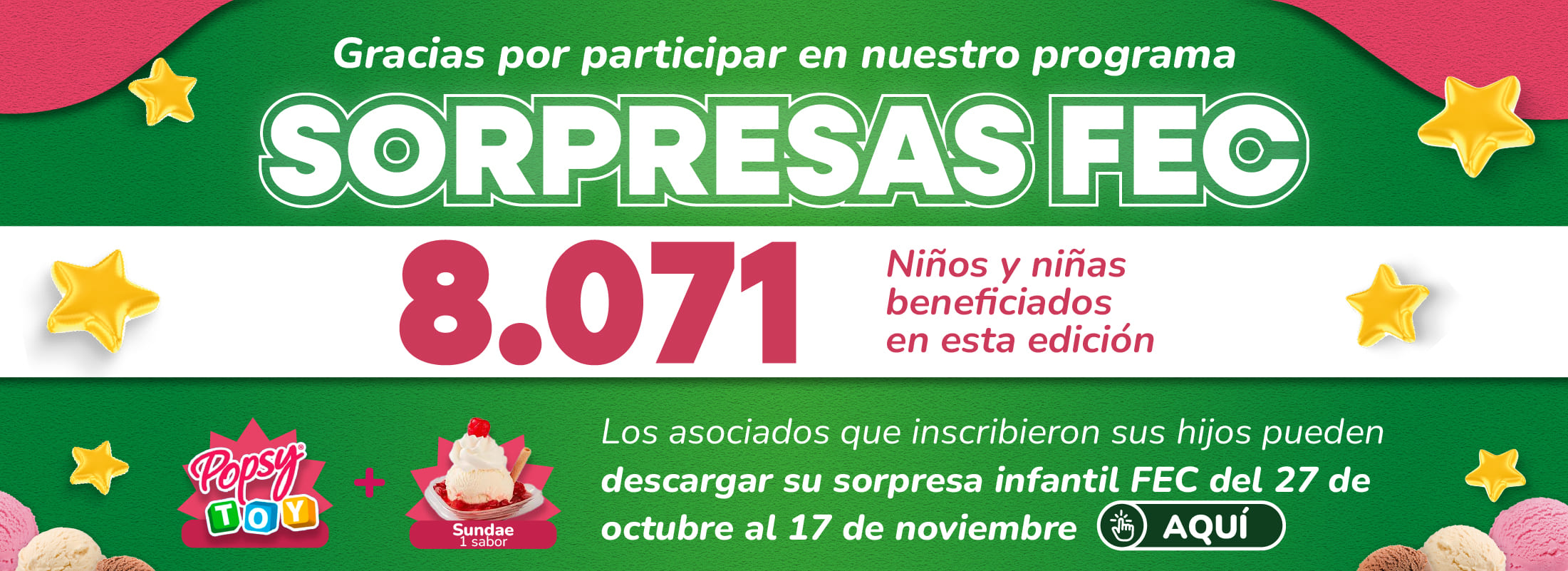 Sorpresas FEC