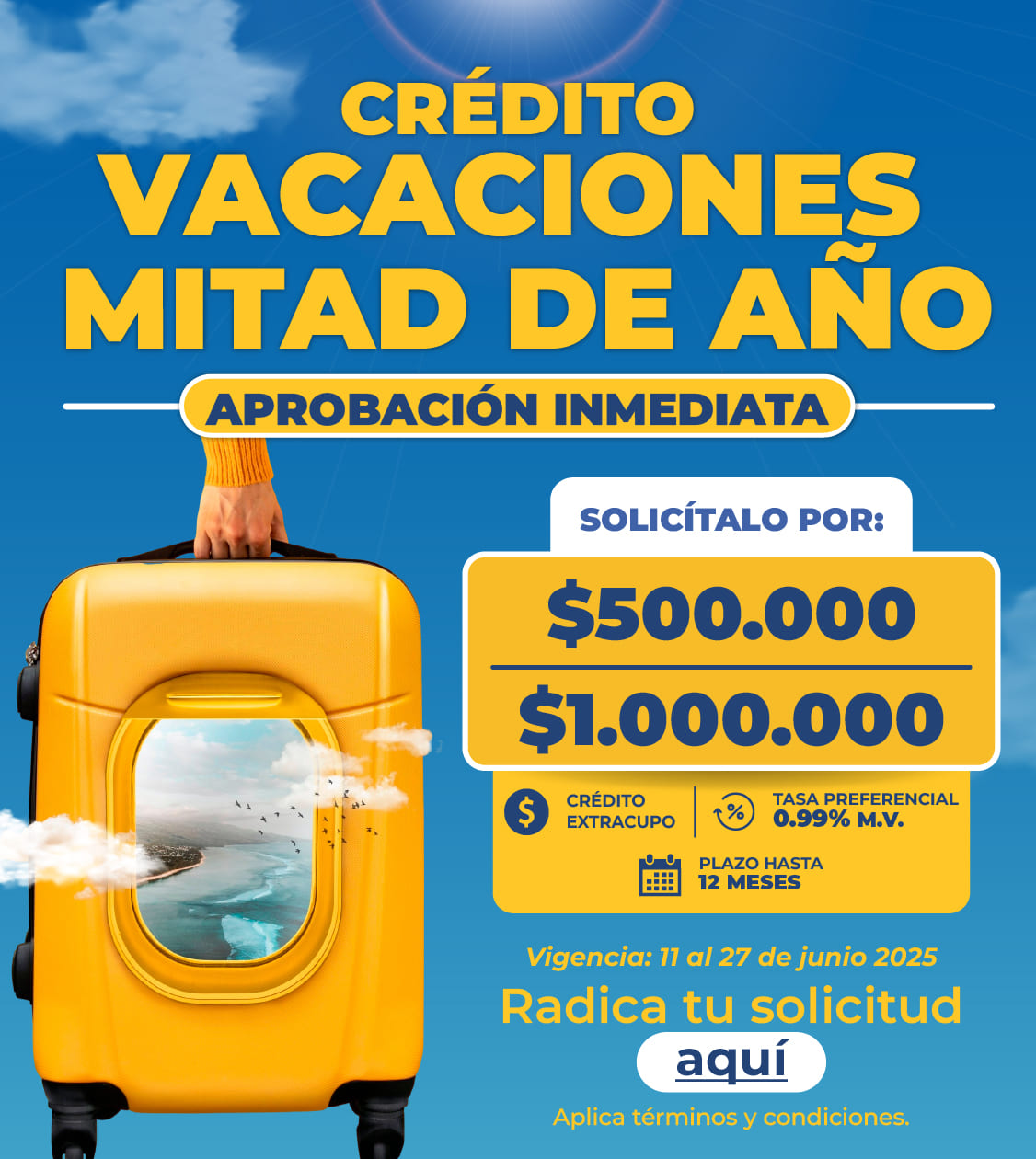 Credito Vacaciones Mitad de Año