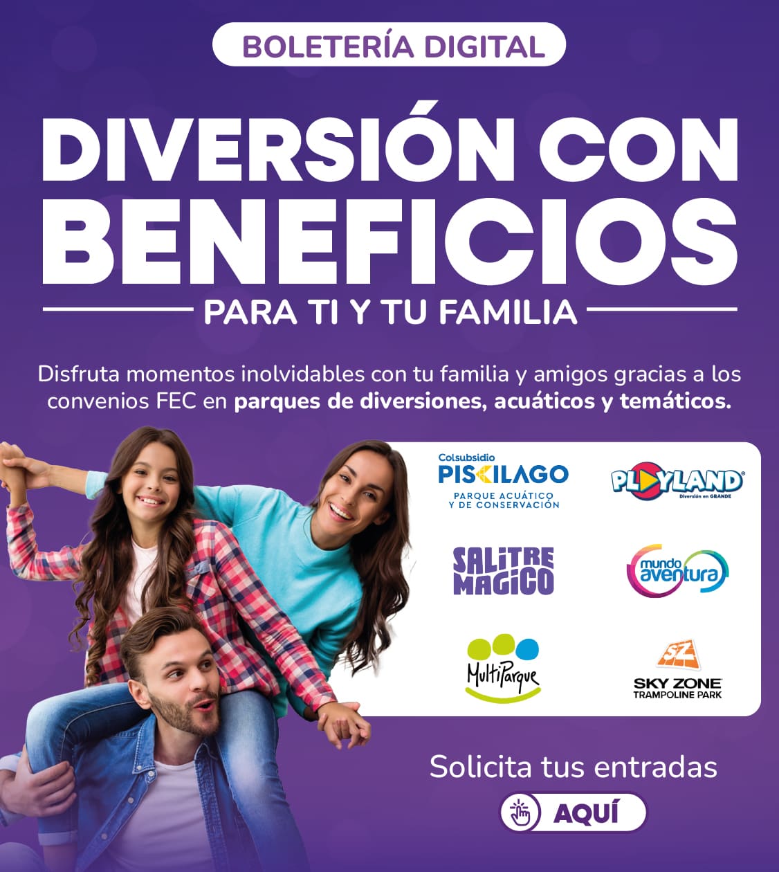 Boleteria Parques