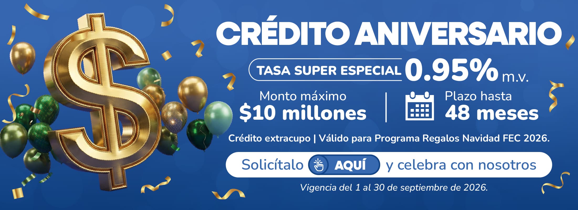 Credito Aniversario FEC