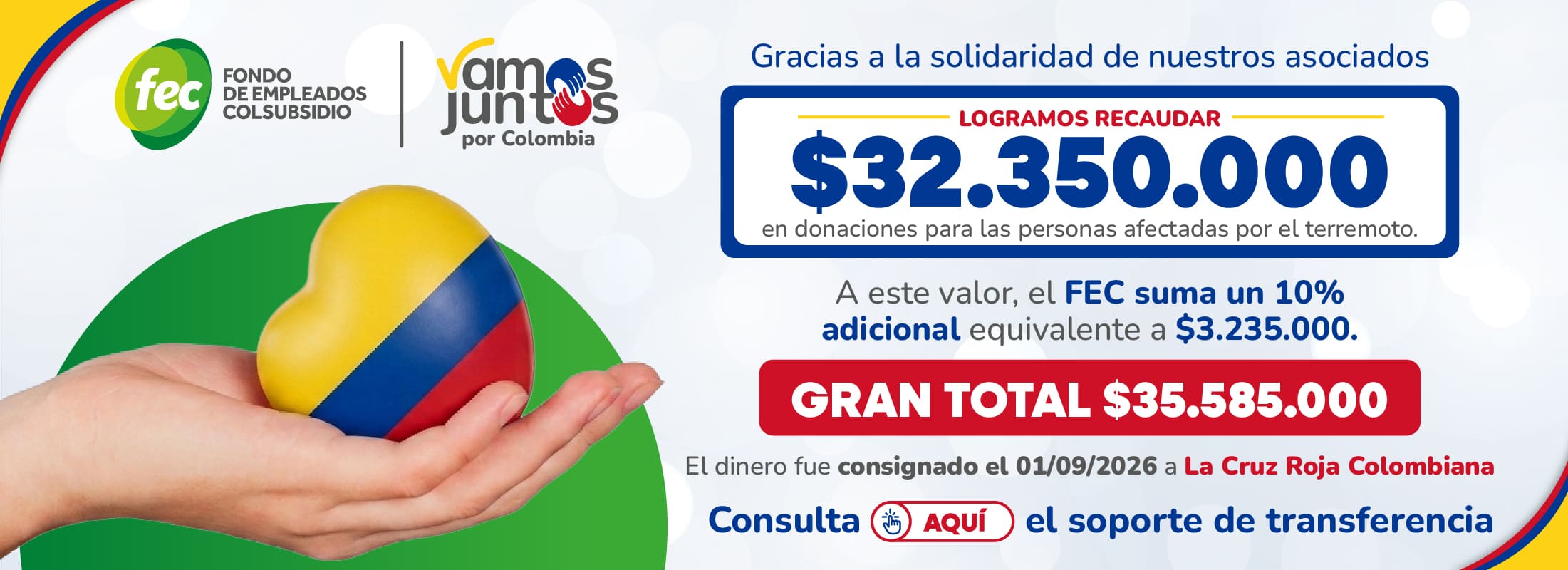 Soporte Donacion FEC